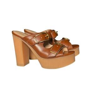 Veronica Beard Women’s Garrick Platform Slide Sandal Size 9 NWOT